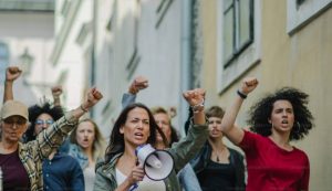 Lavoratori in protesta