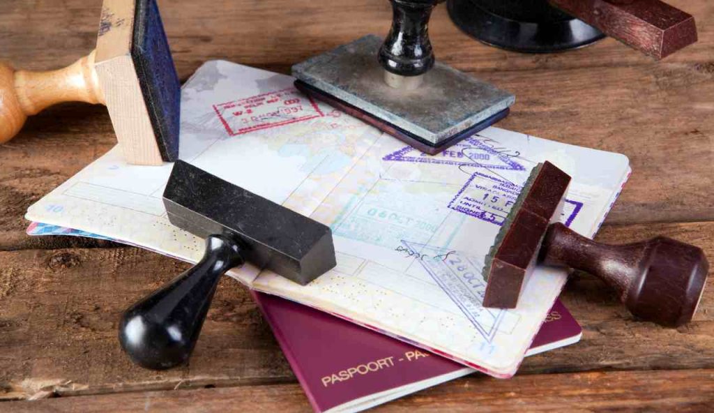 Passaporto timbri
