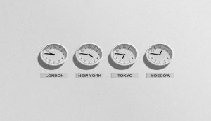 fuso orario su orologi a muro