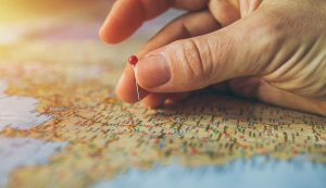 segnale su mappamondo