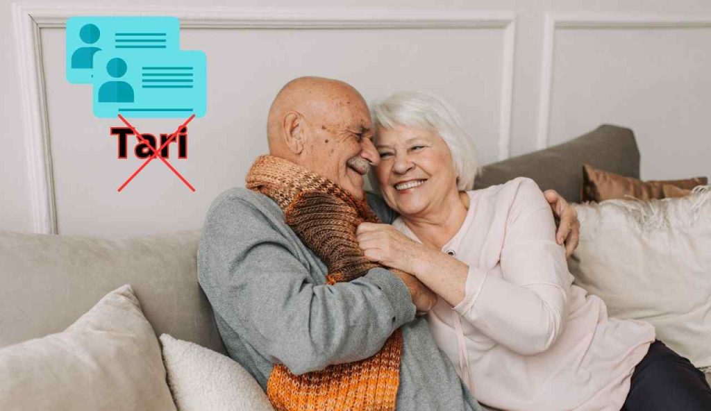 Anziani senza tari per età