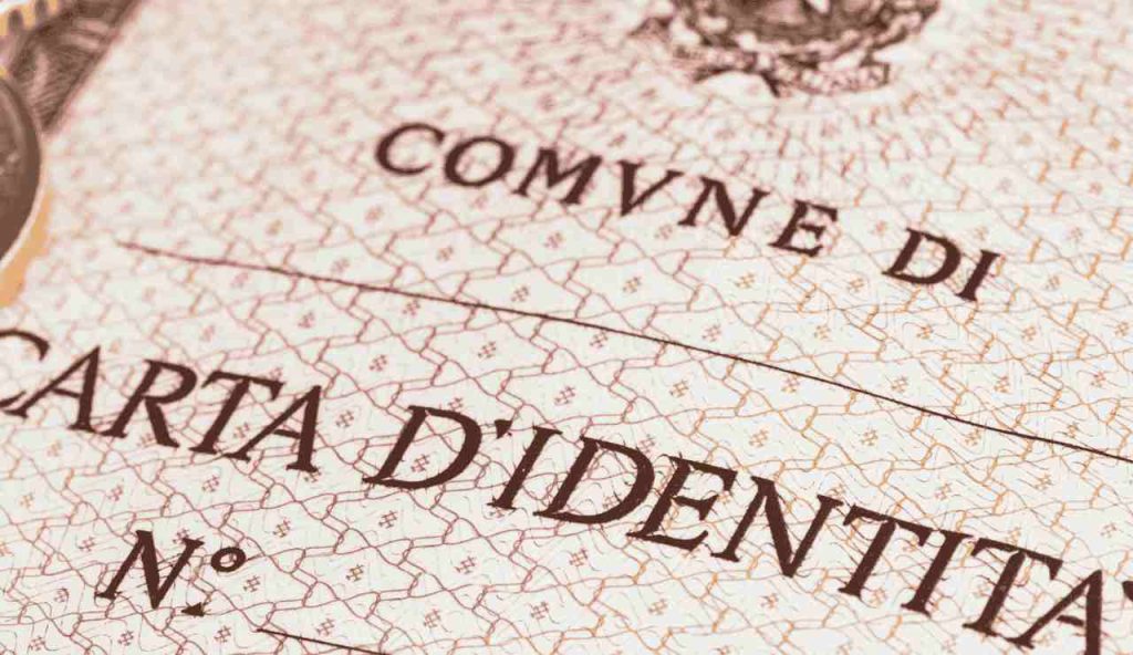 Carta d'identità Italiana