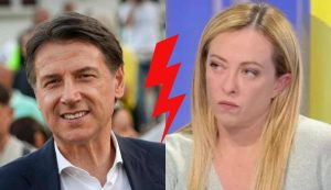 Giuseppe Conte e Giorgia Meloni