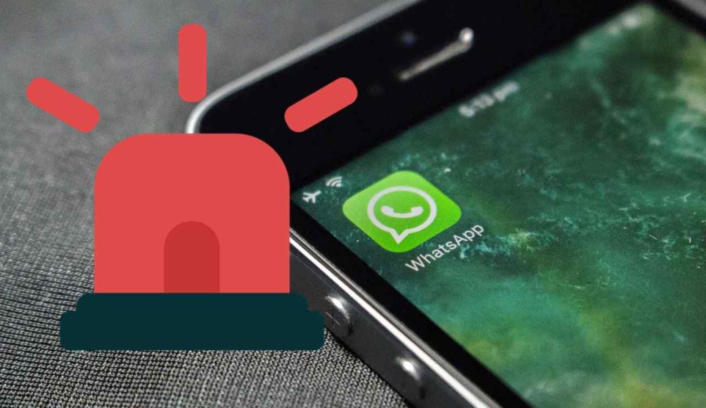 Allarme WhatsApp