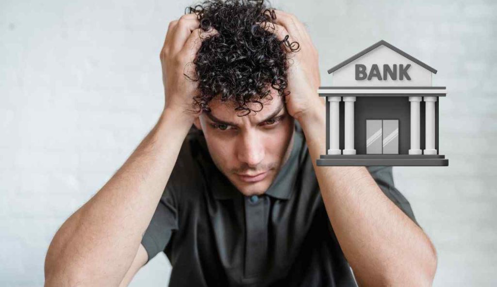 Senza soldi sul conto corrente