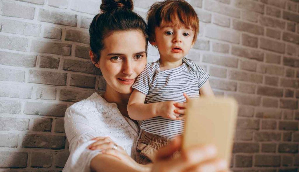 Donna foto bambino