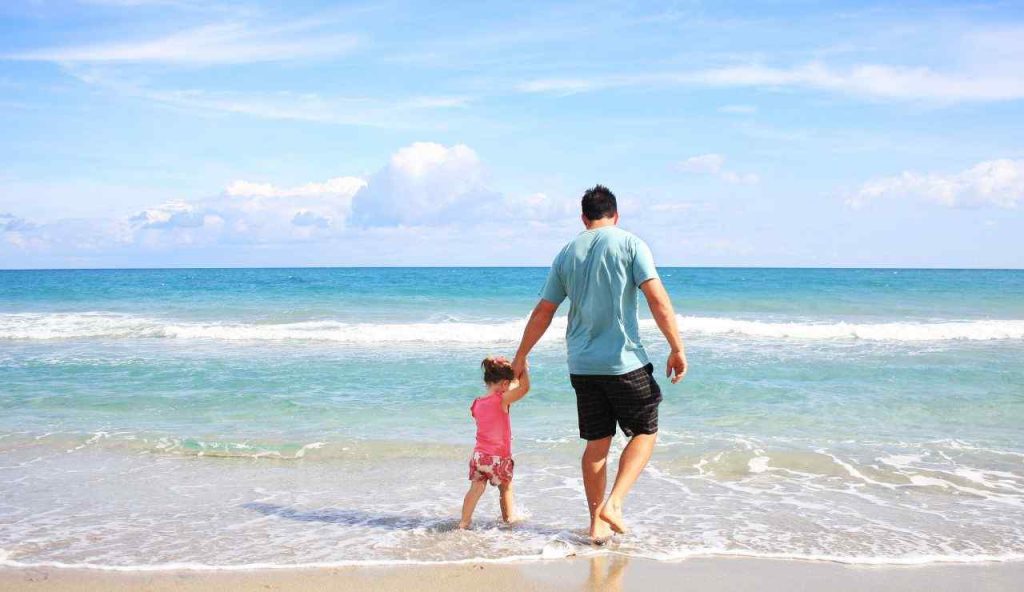 Famiglia al mare