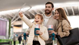 Famiglia viaggio