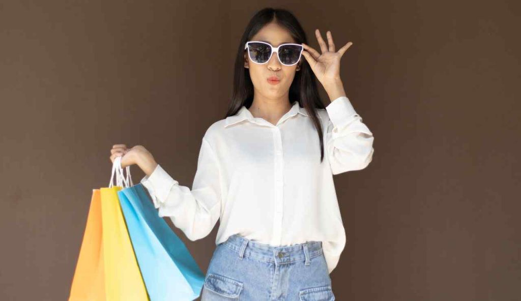 Donna shopping