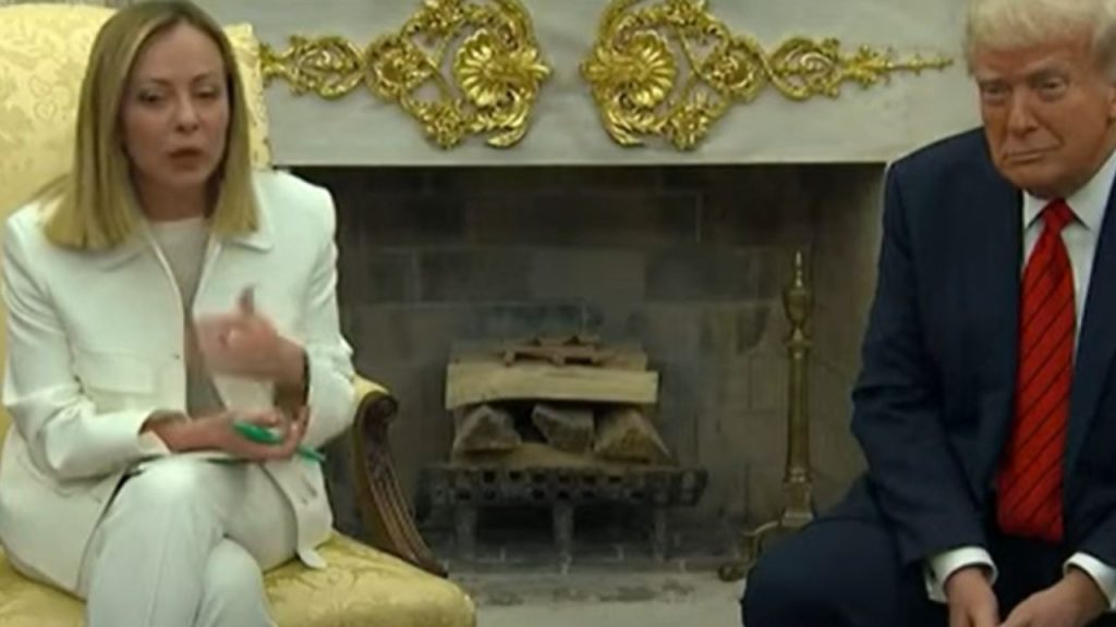 Meloni e Trump