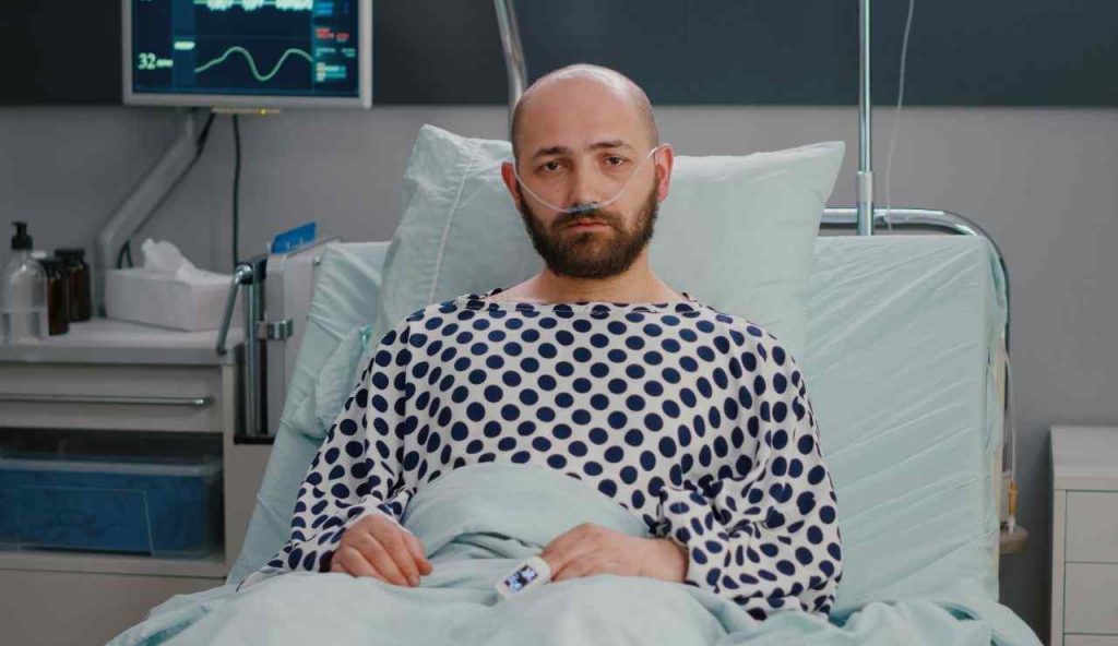 Uomo ospedale