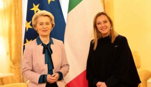 Meloni e Von Der Leyen