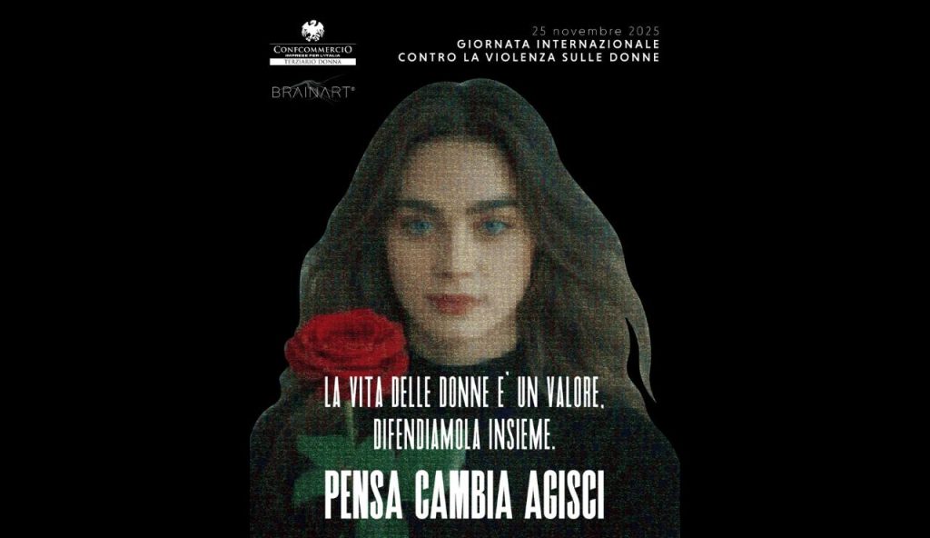 BrainArt® e Confcommercio, quando l’arte diventa responsabilità: un mosaico per dare voce alle vittime di violenza