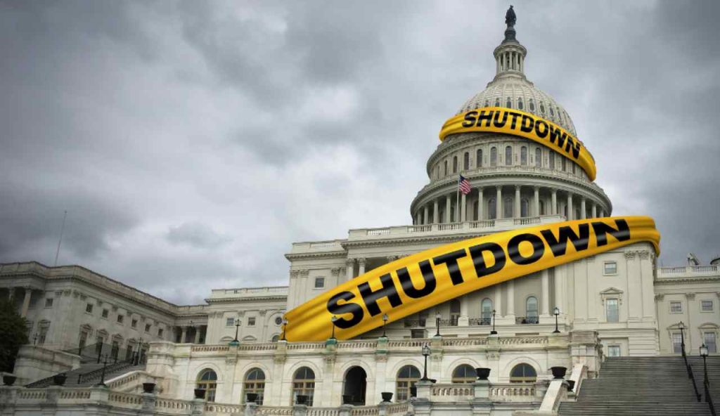 Illustrazione dello Shutdown (Canva FOTO) - managementcue.it