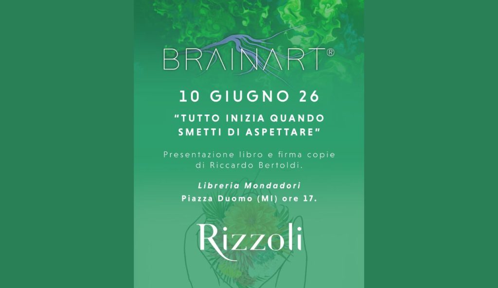 BrainArt entra nel mondo dell’editoria in collaborazione con Rizzoli e Riccardo Bertoldi